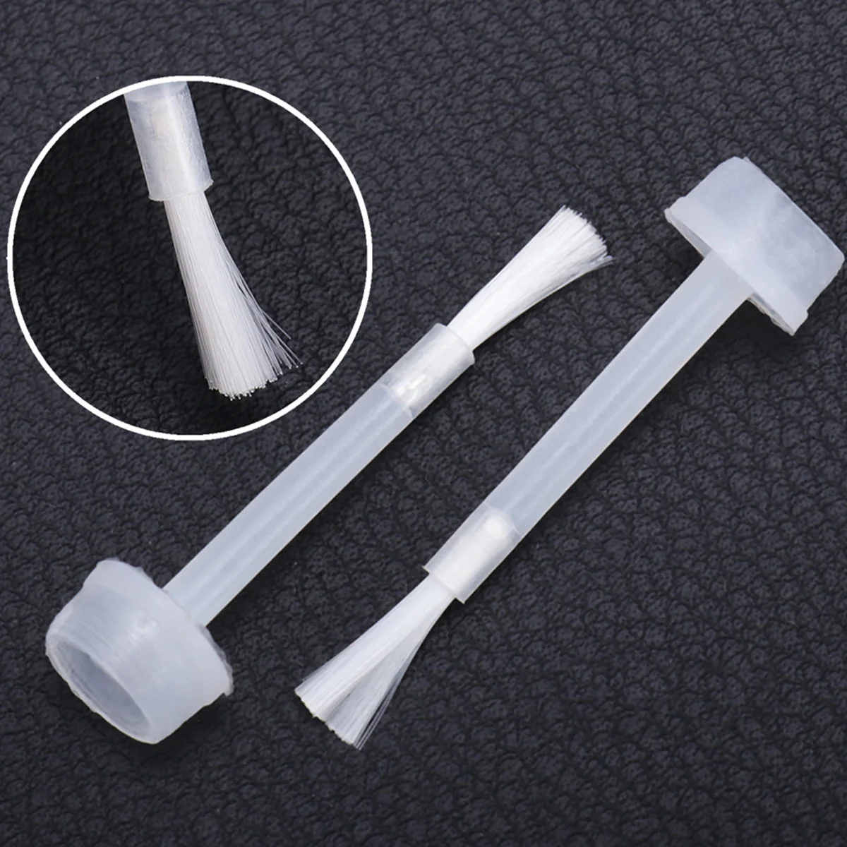 

400pcs Brushes Soft Bristles Plastic Easy Install Gel Polish Lid Liquid Brushes Manicure Tool Liquid Applicator