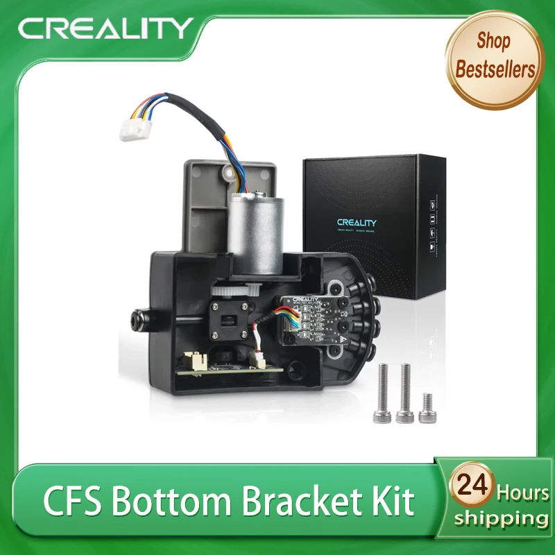 

Комплект нижнего крепления Creality CFS, пятипозиционный, для бесщеточного двигателя 0.35A 24V L11, плоский вал, для K2 Plus, оригинальные запчасти для 3D-принтера CFS