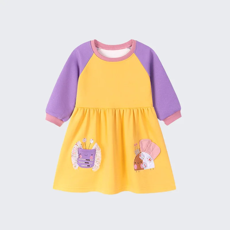 

littlebuddyChildren's Clothing Wholesale Autumn Cartoon Girls Dress Children's Dress