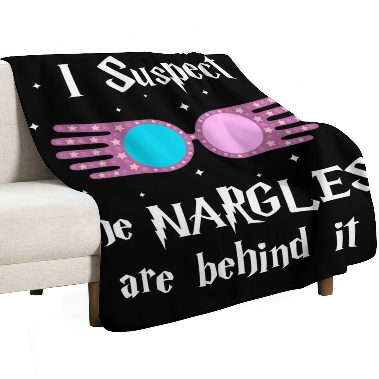I Suspect the Nargles are behind it Throw Blanket Soft Beds Picnic warm for winter Sleeping Bag Plush Blankets