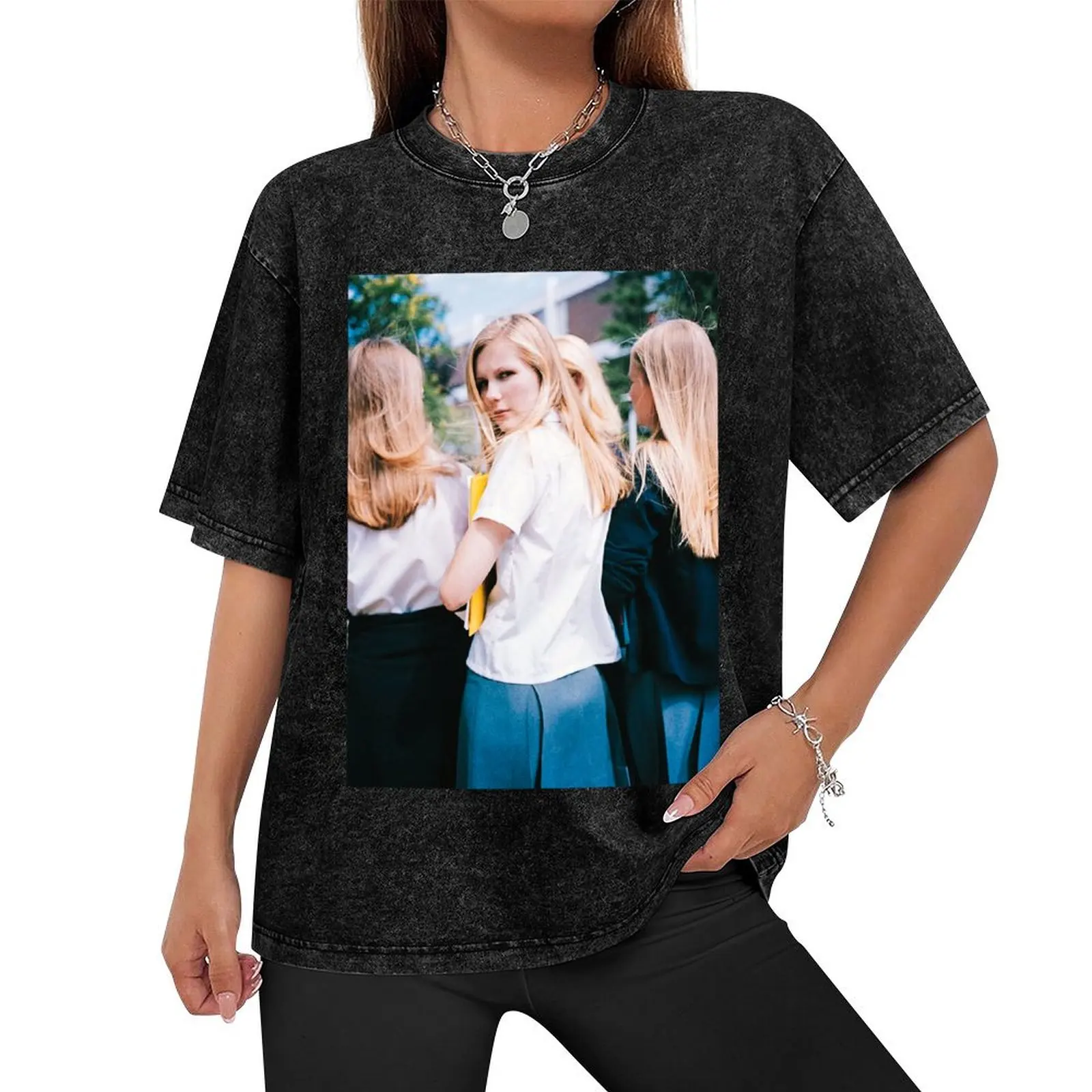 the virgin suicides poster sofia coppola kirsten dunts T-Shirt new gifts and t-shirts affliction shirts plain black t shirts men