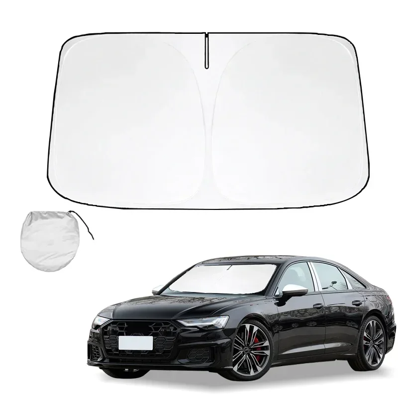 

Windshield Sunshade Folding Front Window Sun Shade Cover Heat Protection Visor for AUDI S6 C8 C5 C6 C7 2013-2020 2021 2022 2023