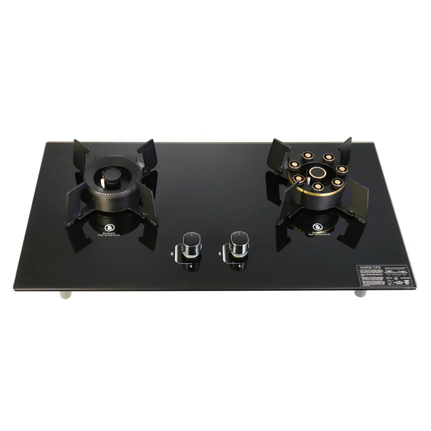 New Arrival 2-Burner Gas Cooktop Fashion-Designed Easy Clean Gas Hob