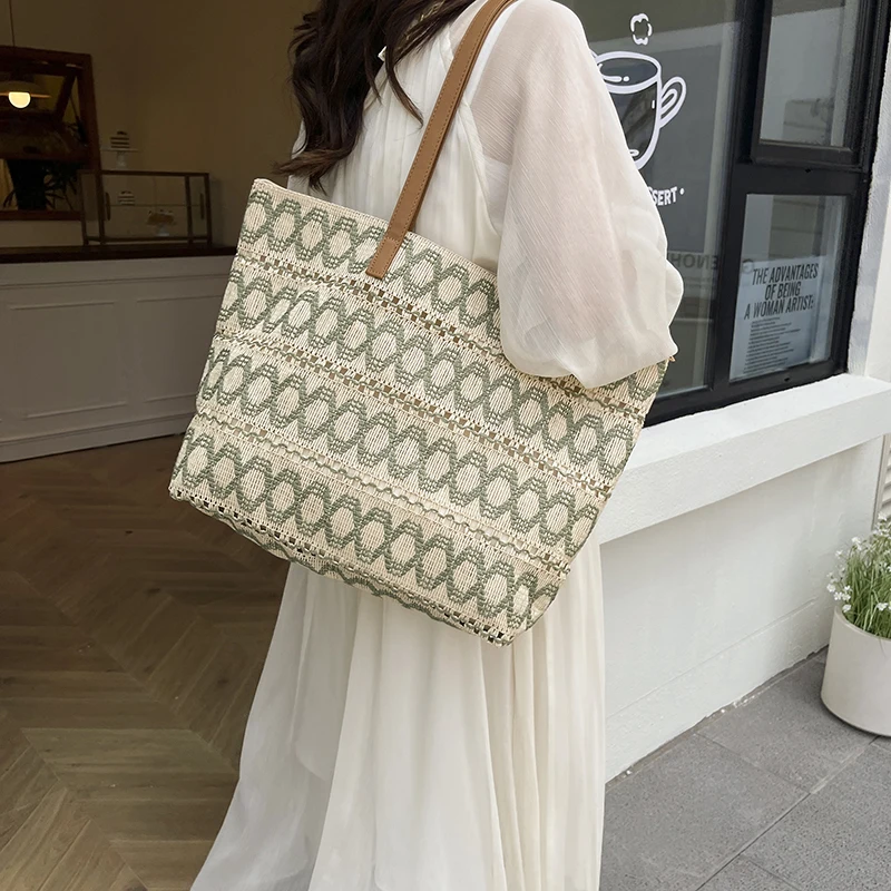Elegante, schlichte Tragetasch – Women'S Raffia Bags Bewertung und Preis