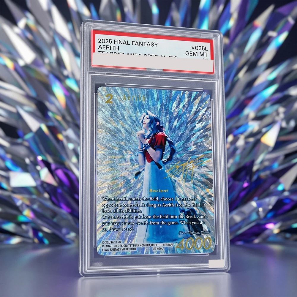 tarjeta-coleccionable-de-anime-final-fantasy-tarjeta-de-coleccion-graduada-proxy-aerith-gainsborough-tarjeta-foil-borderless-surge-gem-mt-10-regalos-para-coleccionistas