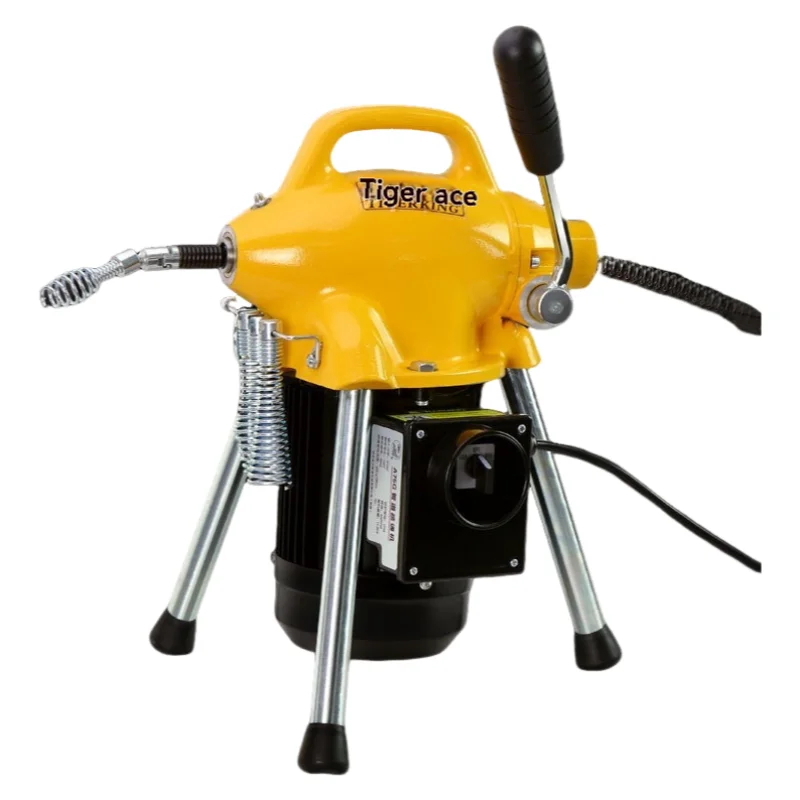 A75G High Power Electric Pipe Dredging Machine KOTUMY 220V, Toilet Drain Clog Remover with 18 Meters Steel Spring Cable