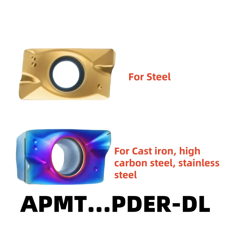 

APMT1135 APMT1604 DL M2 H2 MH XM PDER Carbide Milling Insert APMT CNC Mill Cutter For Stainless Steel High Quality 10pcs