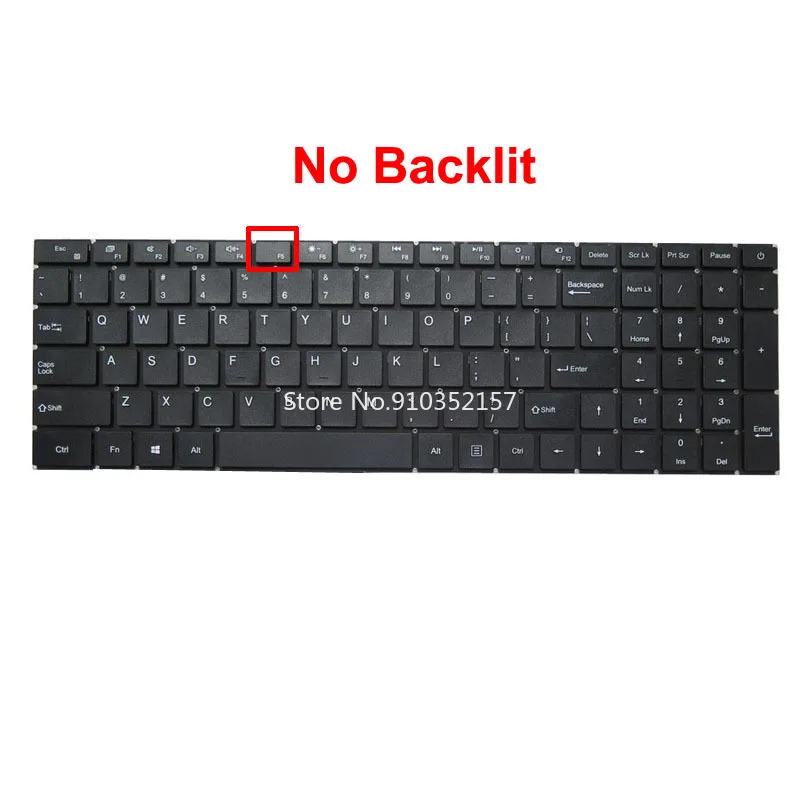 Laptop With Backlit Keyboard For TECLAST F15 Pro XU156S United States US Russian RU Black/Silver Without Frame New