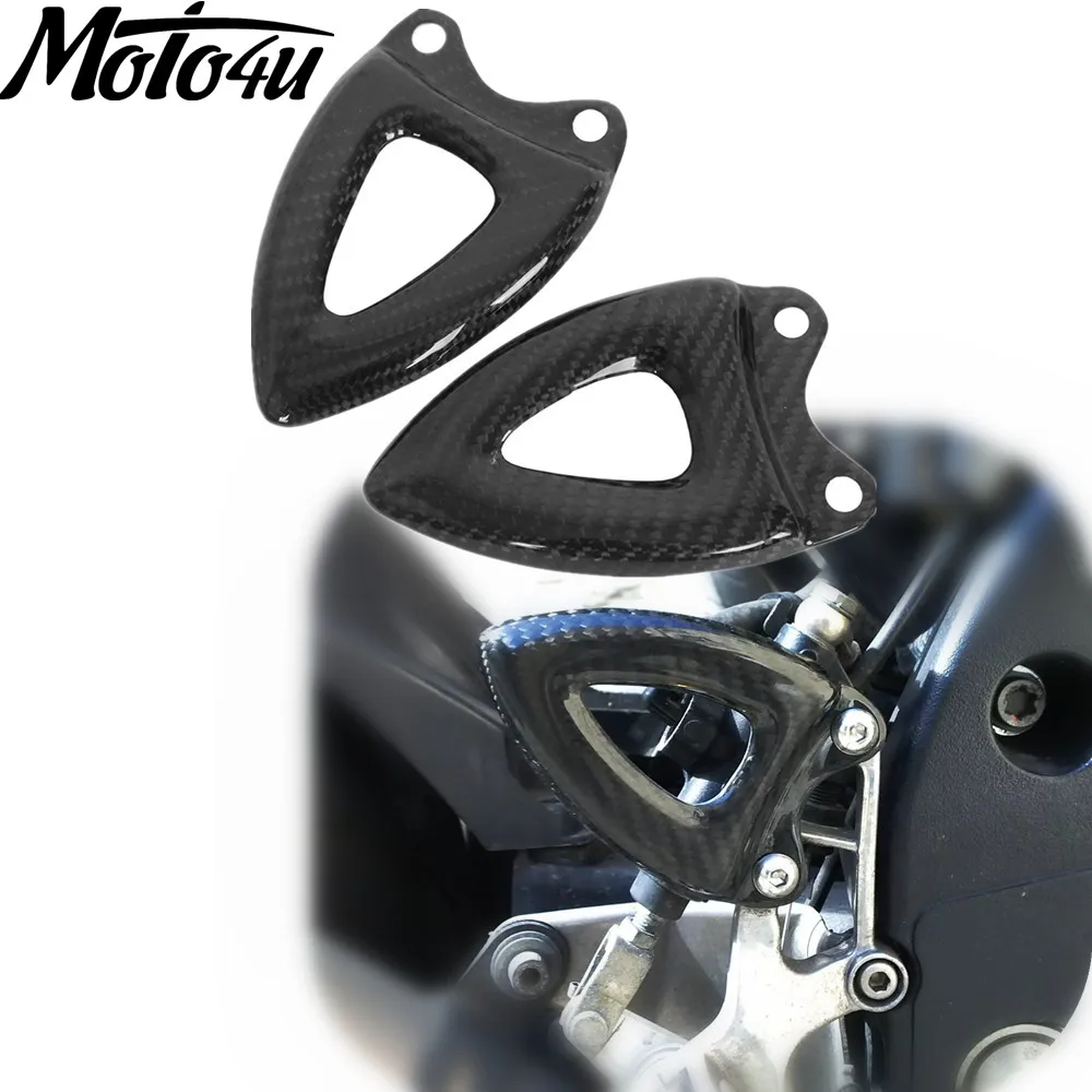 

For Triumph Speed Triple 2005 2006 2007 Carbon Fiber Motorcycle Heel Plates Guard