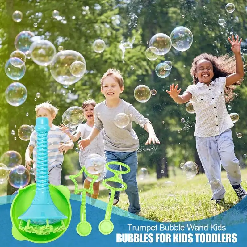 

Bubble Wands For Kids Cute Bubble Blower Mini Bubble Maker For Outdoor Fun Trumpet Bubble Wand For Kids Outdoor Bubble Stick