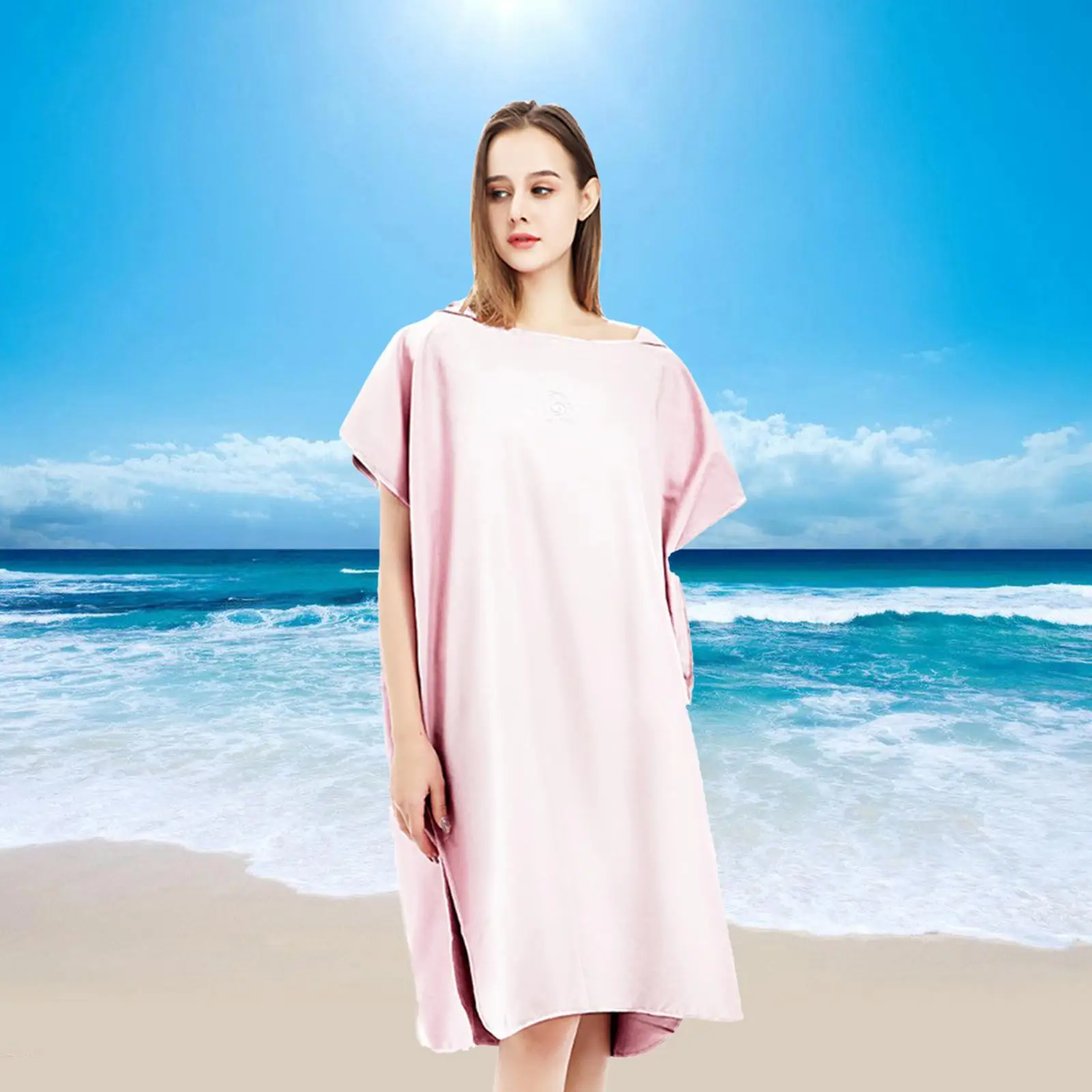 رداء تغيير معطف ركوب الأمواج مع منشفة تغيير غطاء محرك السيارة للرياضات الخارجية والسباحة على الشاطئ