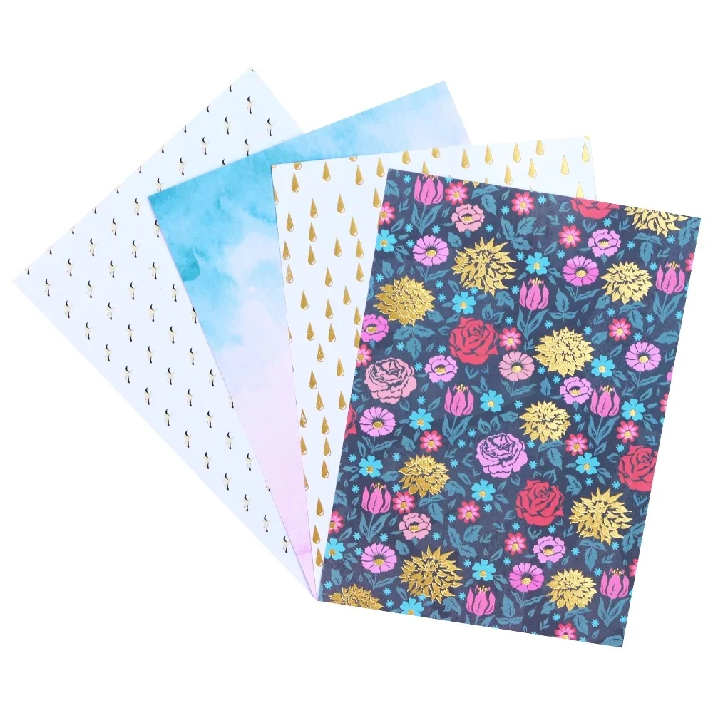 Kreatives Papier 6*4 Zoll mit Blumenmuster für Journaling und Scrapbooking A5 A6 Vintage Blumendesign Scrapbook Hintergrundpapiere – Detail 38