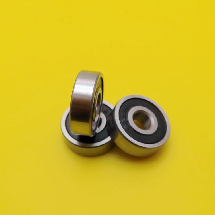 Imagem -03 - Nbzh Bearing500 Pcs Dupla Vedação de Borracha Capa Rolamento de Esferas Profundo Sulco 6252rs 5*16*5 mm