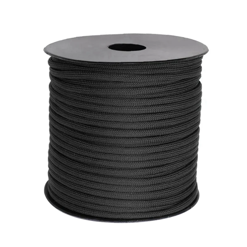 AAAC-50M Polypropylene 7-Core 4Mm Umbrella Rope Outdoor Camping Emergency Tent Canopy Rope Windproof Rope DIY Braided Rope