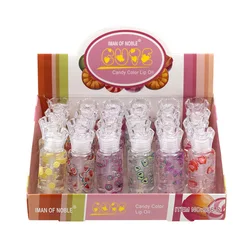 24pcs Hydrating Lip Gloss Candy Flavor Transparent Moisturizing Lip Gloss Set Waterproof Lips Care In Bulk