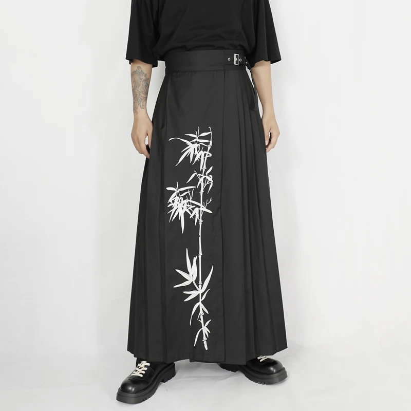 

Original Hanfu Design Improvement Chinese Style Embroidered Horse Face Skirt Unisex Long Skirt A-line Dress Ancient Dress