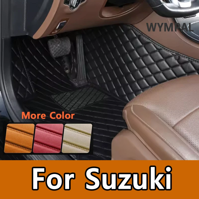 Luxury Car Floor Mats For Suzuki Vitara Ignis Swift Jimny Alto Car Interior Mats full accessories waterproof