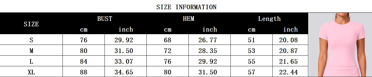 Neues Damen Sommer Yoga Kurzarm T-Shirt Lauf- und Radsport Einfarbiges Schnelltrocknendes Workout-Oberteil Enganliegend Atmungsaktive Yoga-Kleidung – Detail 3