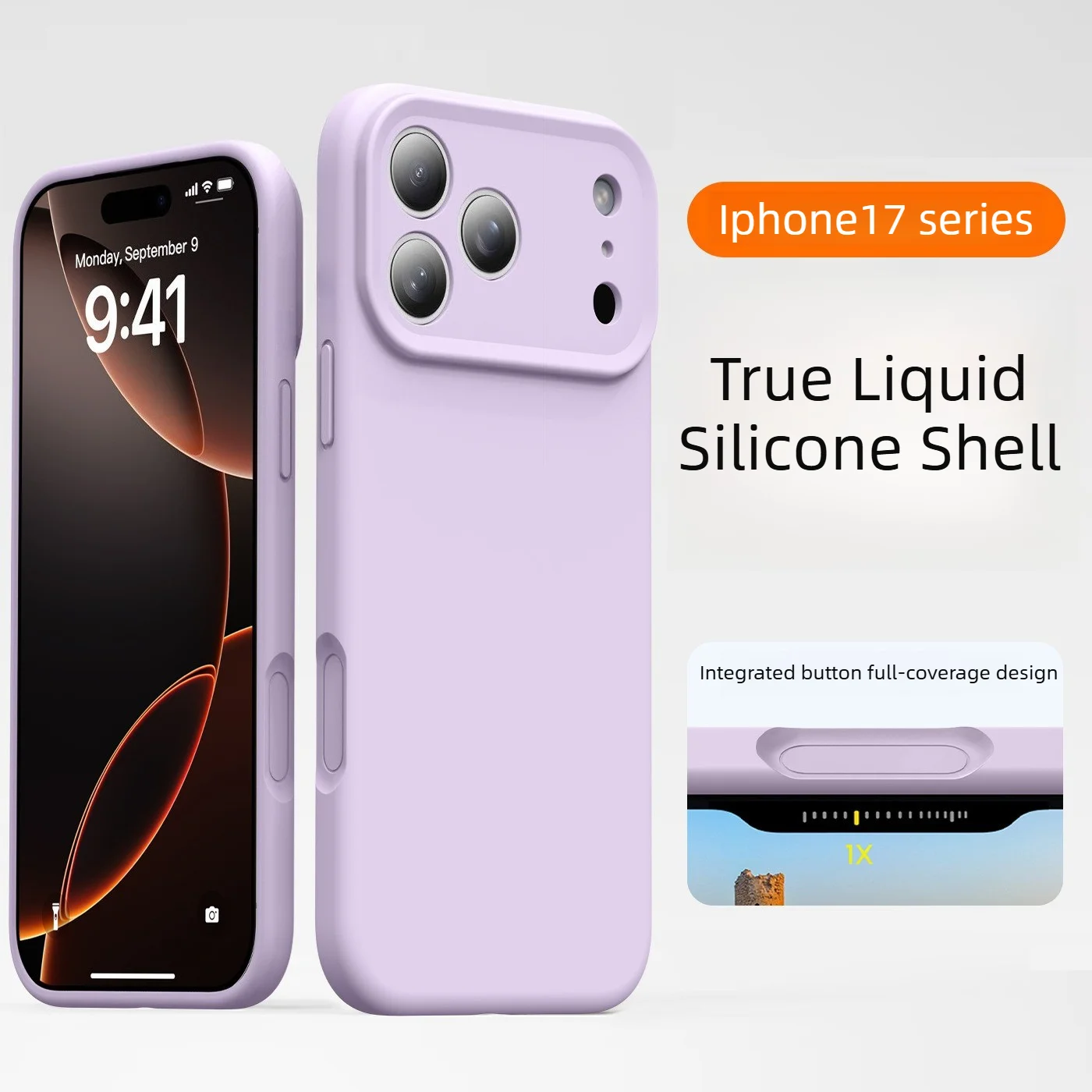 Luxury Liquid Silicone Original 1:1 Phone Case For iPhone Air 17 Pro Max 17 Pro 17 AI Camera Button Anti-drop Full-protect Cover