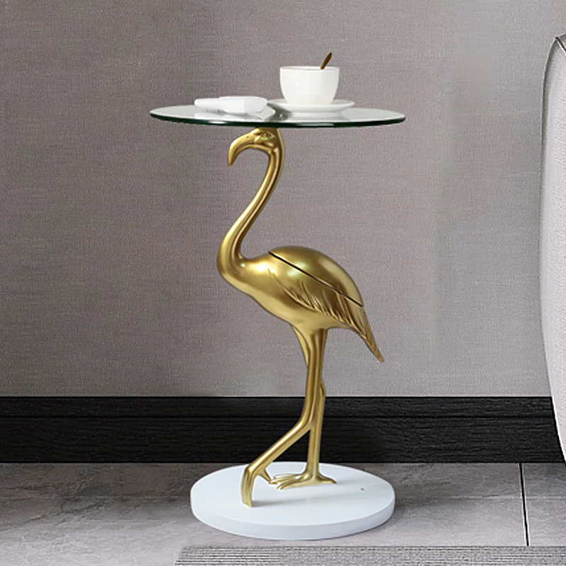 Nordic Light Luxury Flamingo Home Decor Resin Statue Figurines Ornaments Home Living Room Decoration Creative Housewarming Gifts