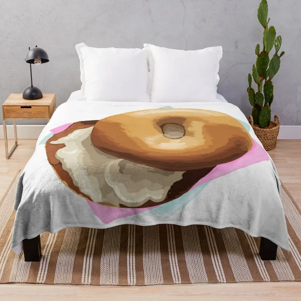 

Yummy Bagel Throw Blanket Kid'S Cute Blankets