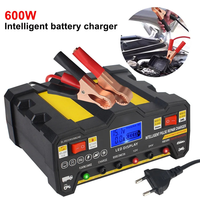 A98E-Pulse Repair Battery Charger 300AH LCD Display 12V24v For Wet Dry Lead Acid Full Automatic Car Battery Charger EU-Plug