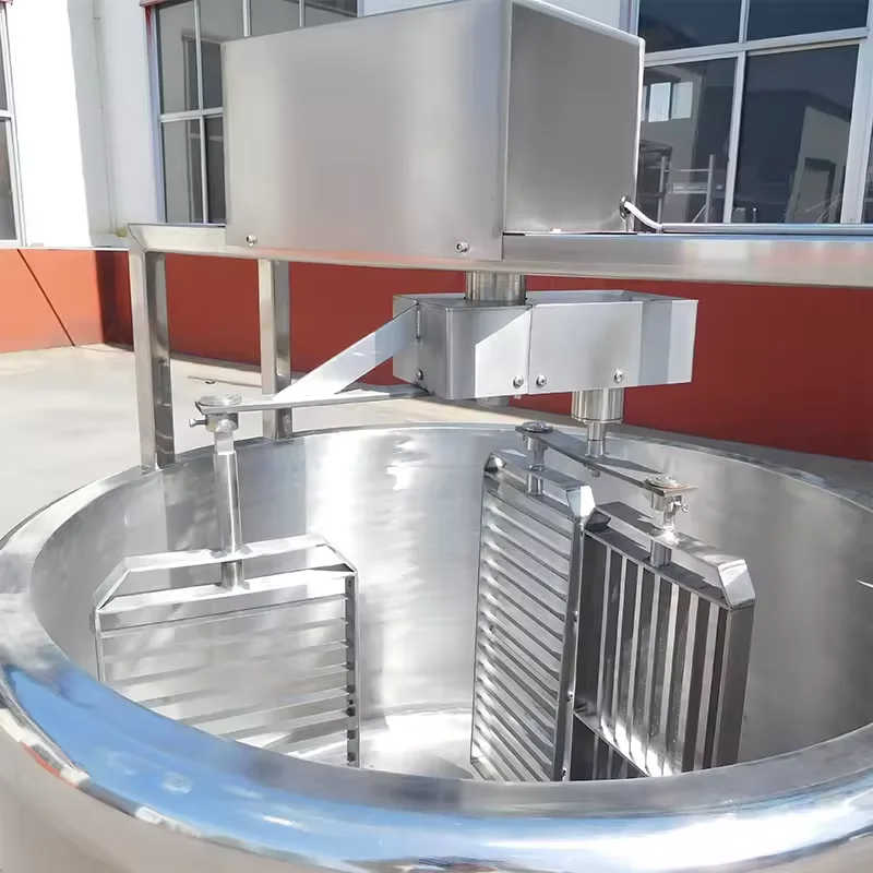 Fully Automatic Mozzarella Cheese Production Line | Industrial Cheese Making Machine with 1000L Processing Vat view 4