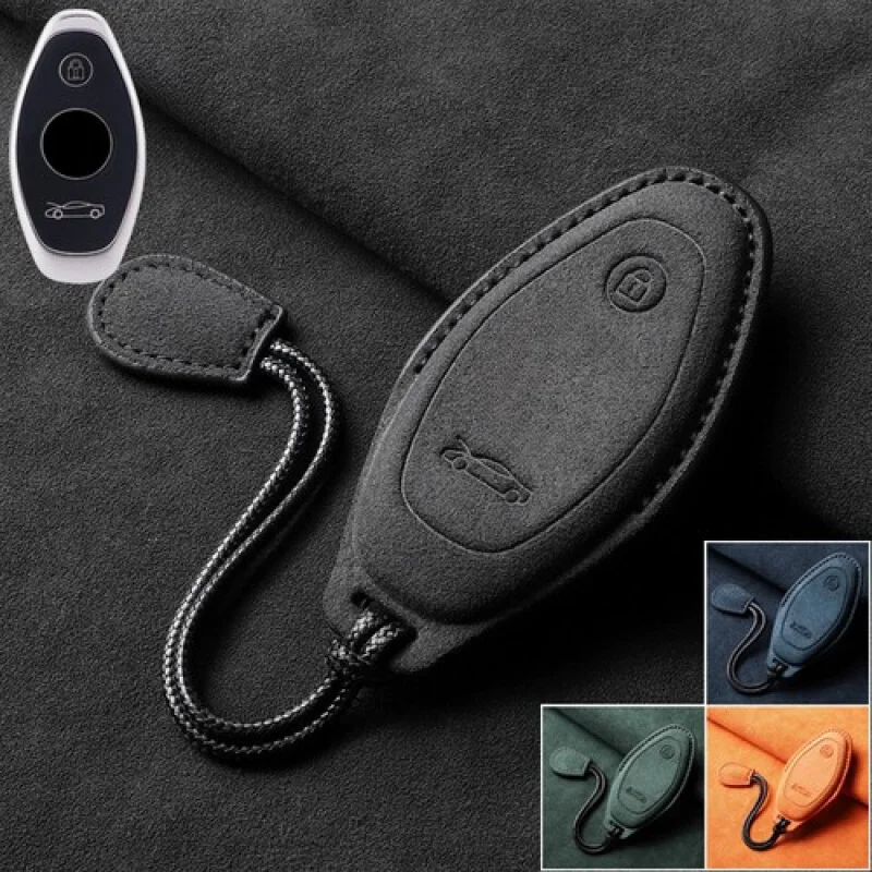 

A+ Suede Leather Car Remote Key Cover Case For Mclaren 675LT 570GT 720S 625C 600LT