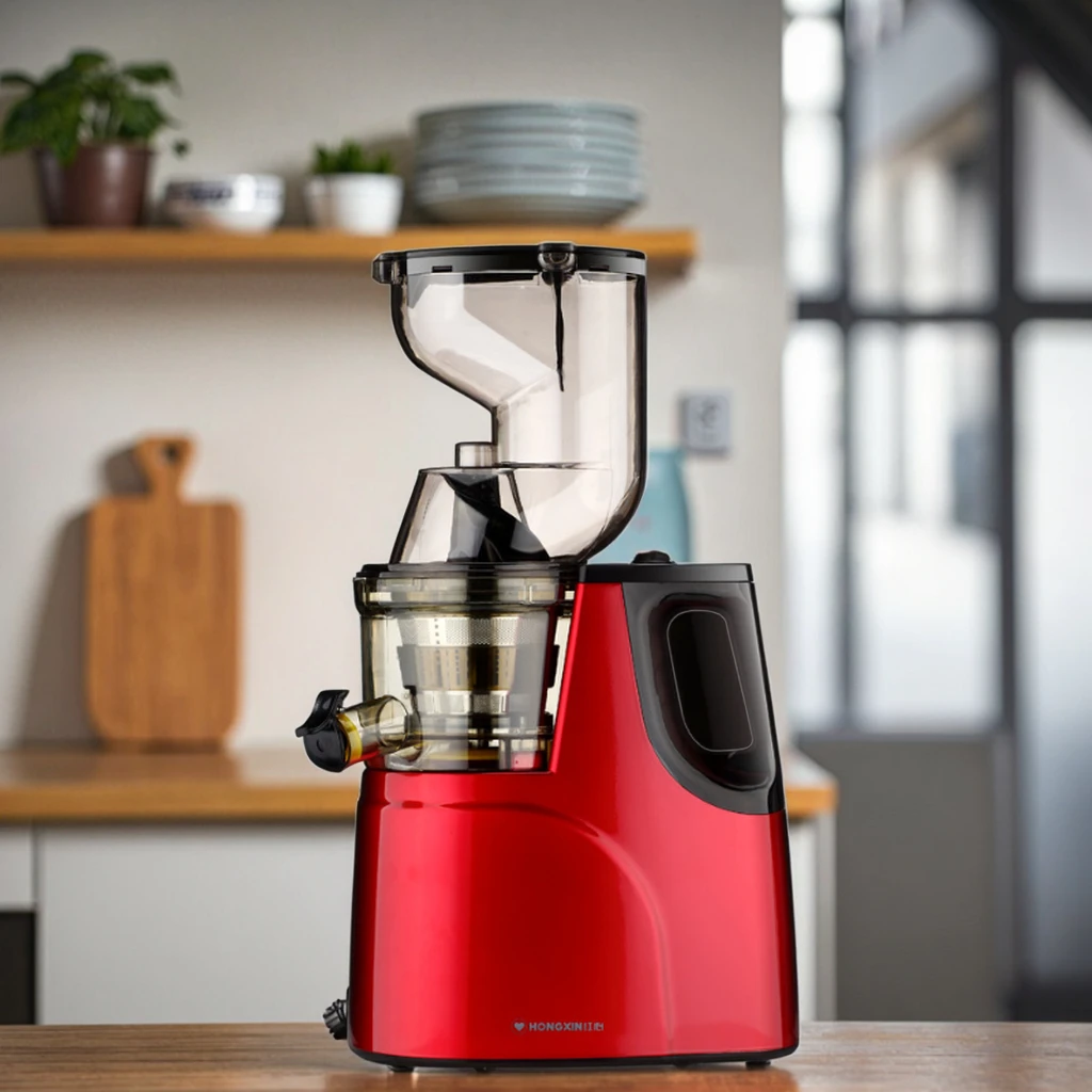 عصارة خام بقطر كبير جدًا عبر الحدود، عصارة فواكه بطيئة للاستخدام المنزلي لمتجر الشاي والحليب والزنجبيل والخضروات #3