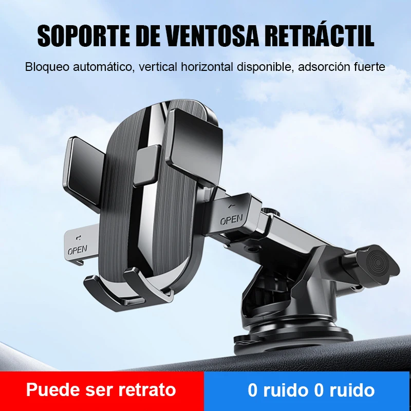 Sucker Adjustable Car Phone Holder For iPhone 16 15 14 Pro Max Cases Xiaomi Samsung S24 Google GPS Mount Phone Stand Accessories