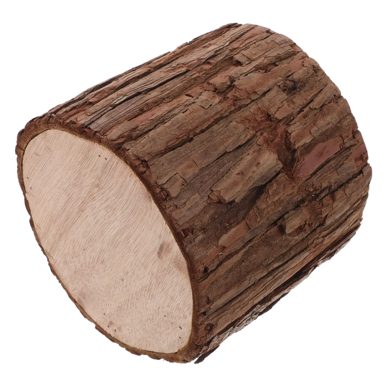 

Wooden Pile Decoration Artificial Tree Stump Tealight Holder Christmas Stump Table Centerpiece Round Slice Bark Trunk