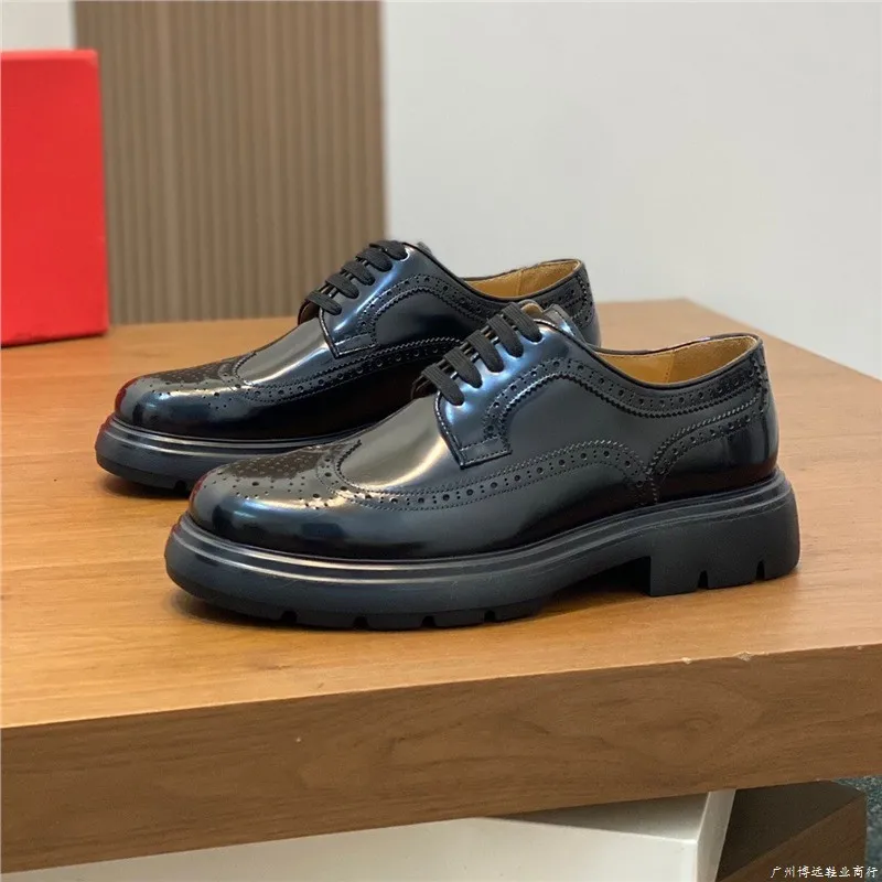 

High Quality Leather Shoes Men's Formal Business British Luxury Man Wedding Shoes Men