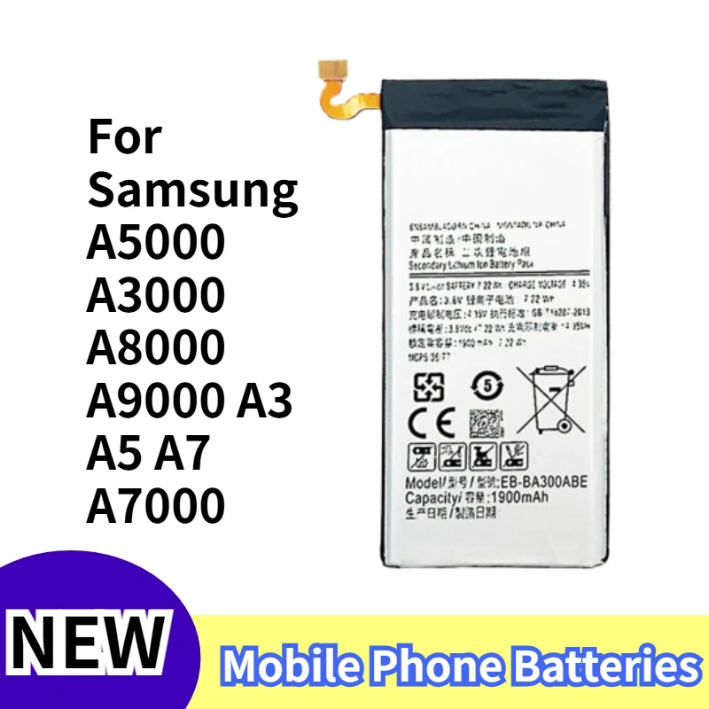 

Аккумуляторы для мобильных телефонов Samsung A5000 A3000 A8000 A9000 A3 A5 A7 A7000