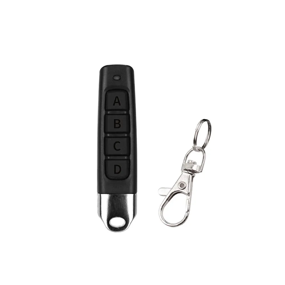 

DC12V 4 Buttons Universal RF 433MHz Remote Control Metal Clone Code Copy Remote Duplicator Garage Door Electric Gate Opener