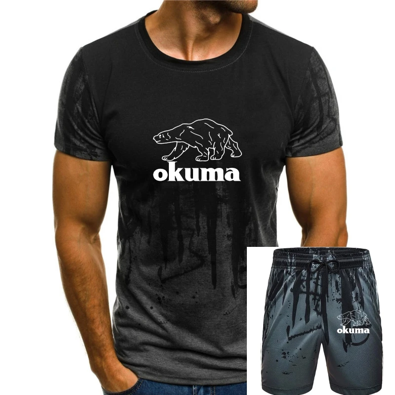 

Футболка с логотипом рыбалки Okuma, Мужская футболка
