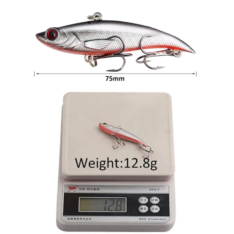 Señuelo vibrante WALK FISH 7.5c – Sumergible de largo alcance para lubina y trucha - imagen 5