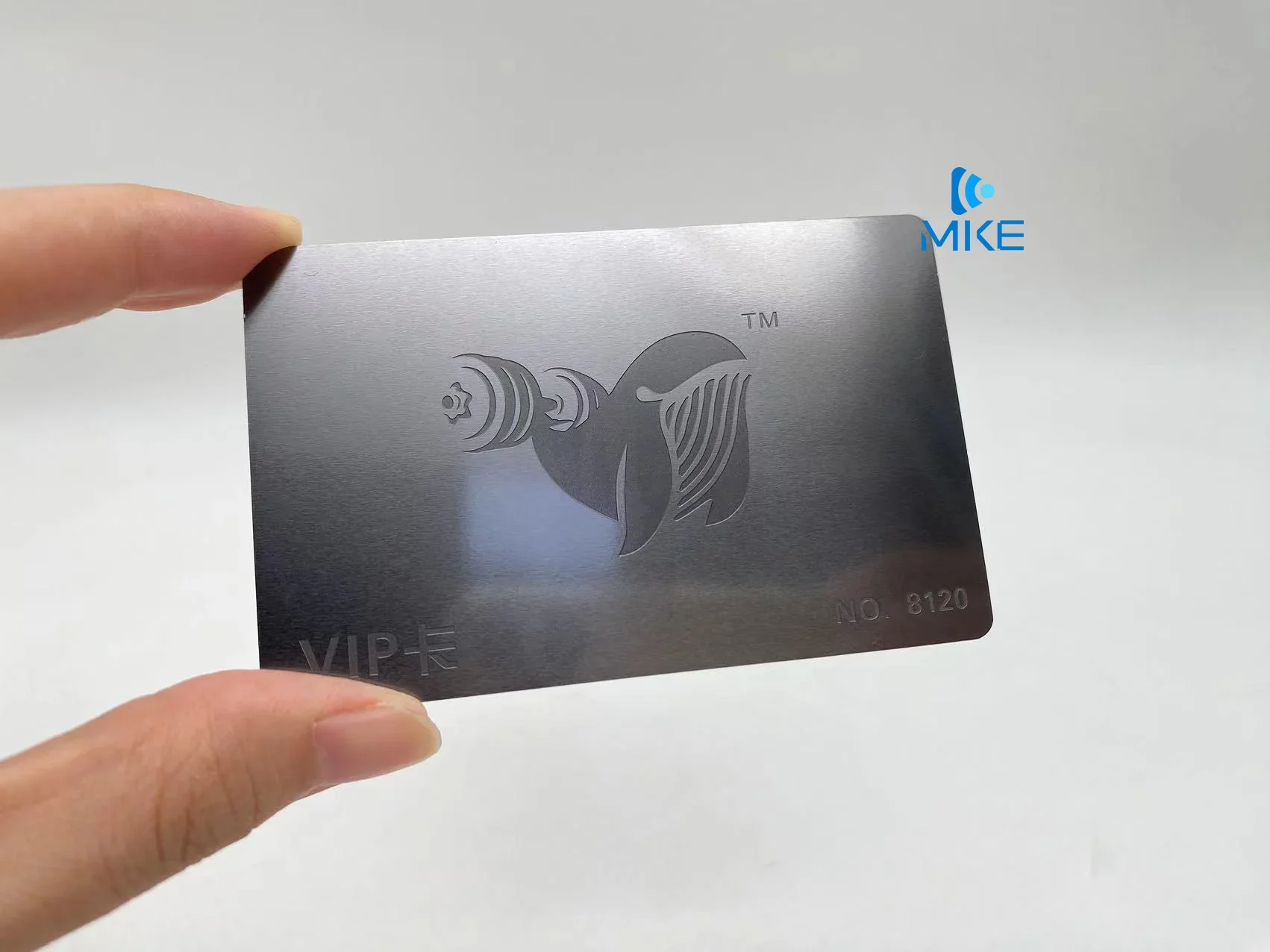Mirror Silver Business Metal Credit Cards for Laser Engraving