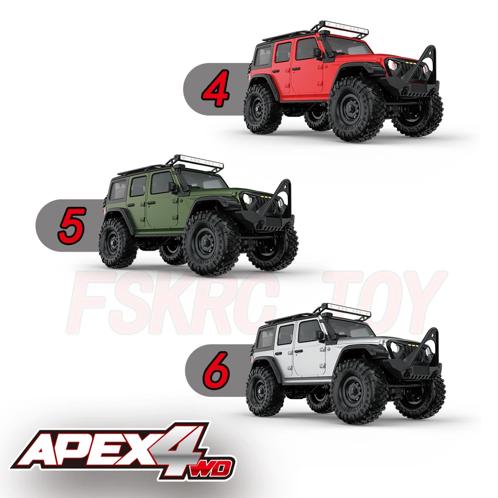 New 2025 HB-R1604-R1606 1:16 wrangler Rc Remote Control Model Simulation Car 4WD Off-road climbing car Boys' toy