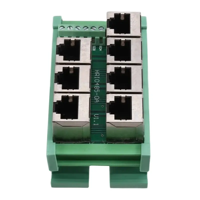 RJ45 Female Connector RJ45 Terminal Block RJ45 7-Pin Terminal Network Port Adapter Terminal
