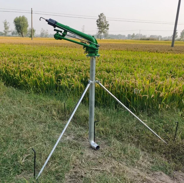 3 PCS sprinkler mobile irrigation truck working with High pressure irrigation water pump