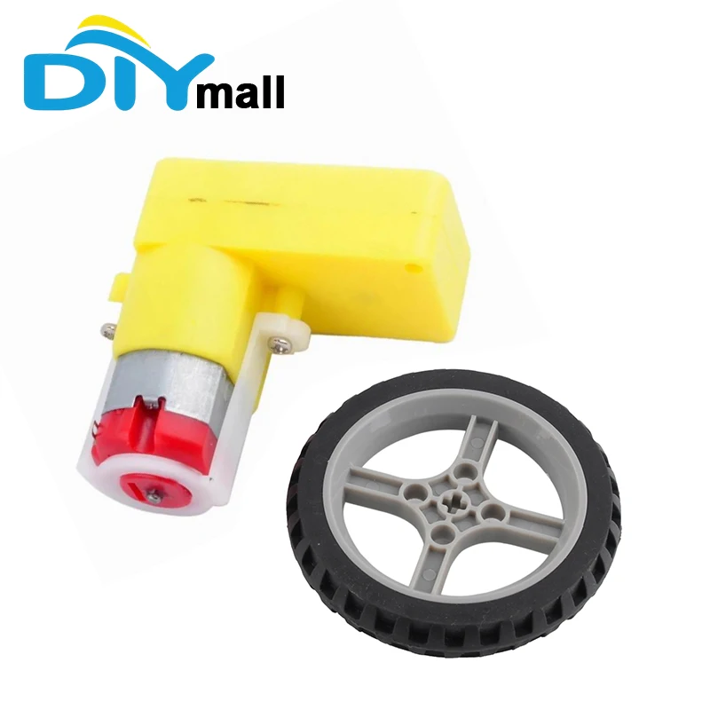 3V 12V DC Deceleration Motor Robot Smart Remote Control Car TT Motor Micro Gear Box Module Board Parts Set for Arduino