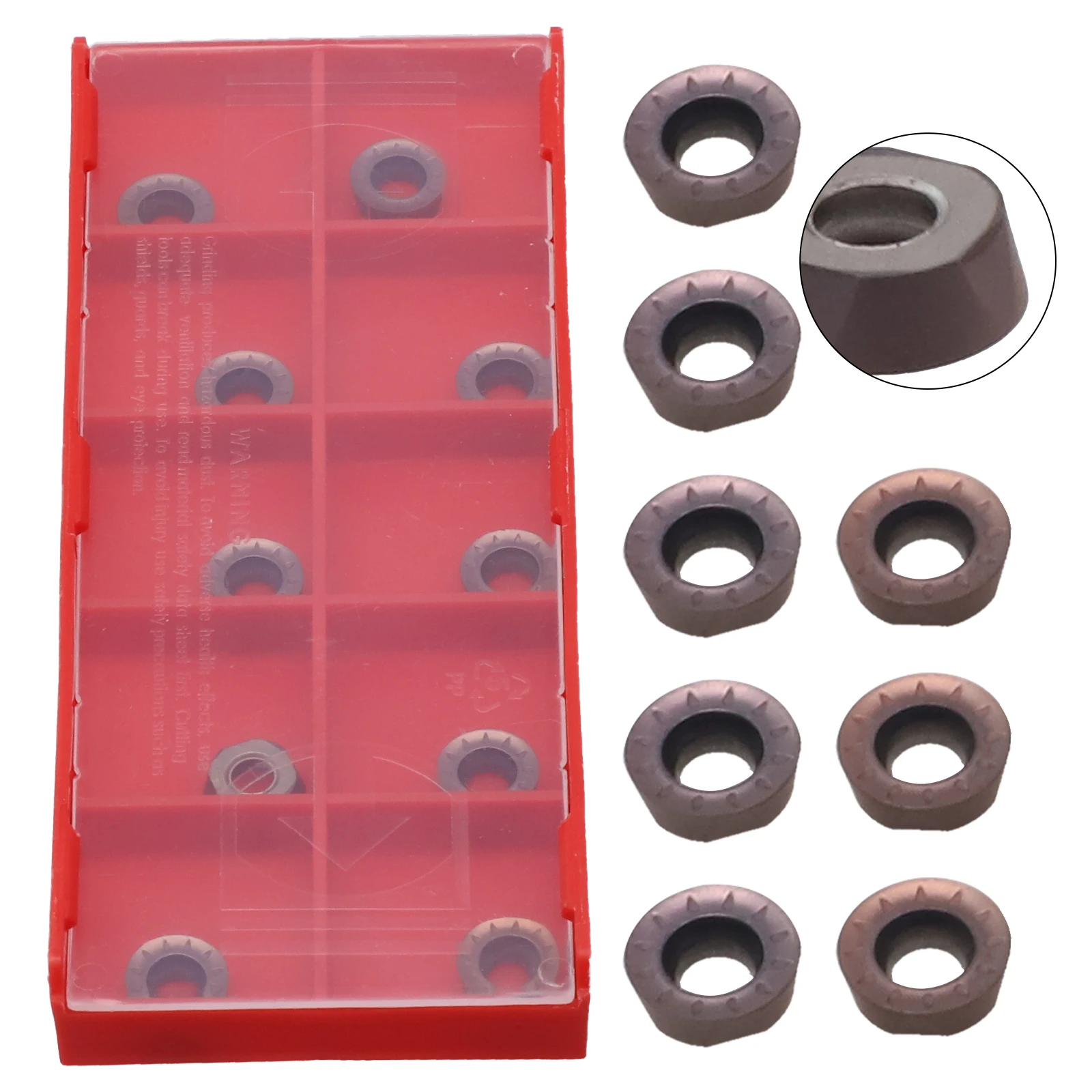 Inserção De Carboneto Resistente Ao Desgaste, Material De Aço Inoxidável, Inserir Usinagem, Corte Premium, RPMT08T2MOE