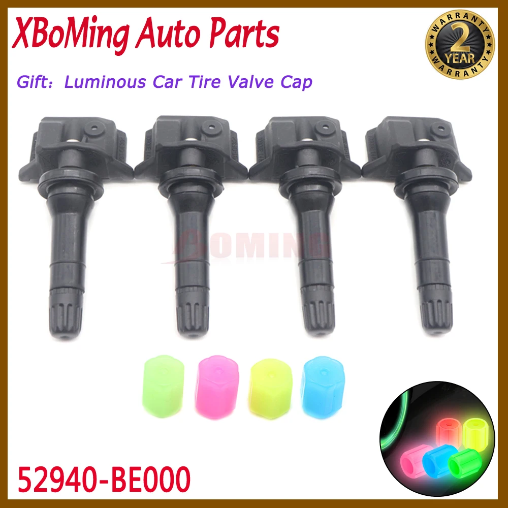 52940-BE000 Автомобильный монитор давления в шинах, датчик TPMS для Kia EV5 2023-2025 EV6 2025 Kona electric/Kona 2024-2025 433 МГц 52940BE000