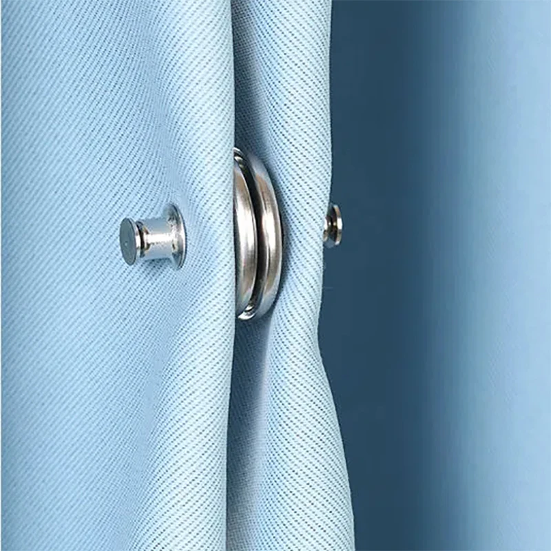 10/1Pair Magnetic Curtain Buttons Clip Detachable Window Screen Close Magnet Buckle Nail Free Curtain Clip Home Room Accessories