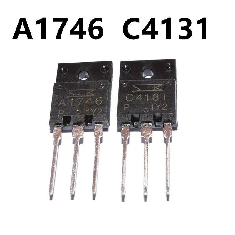 10PCS 2SA1746 2SC4131 TO-3PF A1746 C4131 SANKEN Silicon PNP Power Transistors