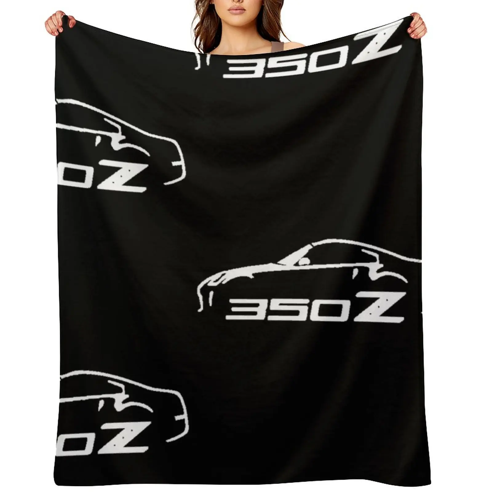 

350Z logo car Throw Blanket Blankets For Sofas Luxury Designer Flannel Thermals For Travel Blankets