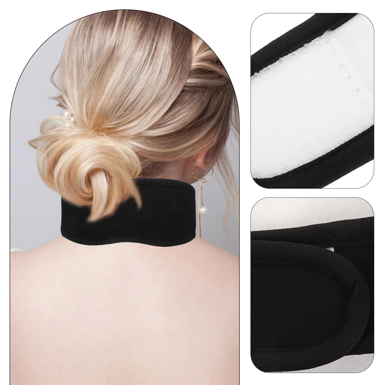 

Castor Neck Pack Wrap For Women Reusable Fabric Oil Compress Travel Size Ergonomic Support Wrap For Essential Oil