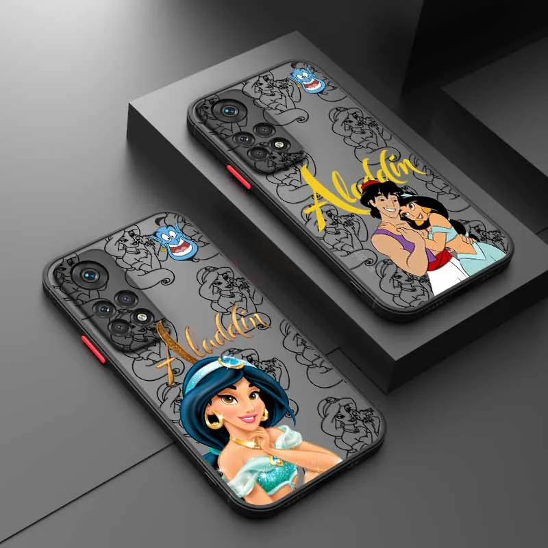 ديزني علاء الدين لطيف آيفون 17 17Air 16E 16 15 14 13 12 11 ميني برو ماكس زائد متجمد شفافة جراب هاتف #4