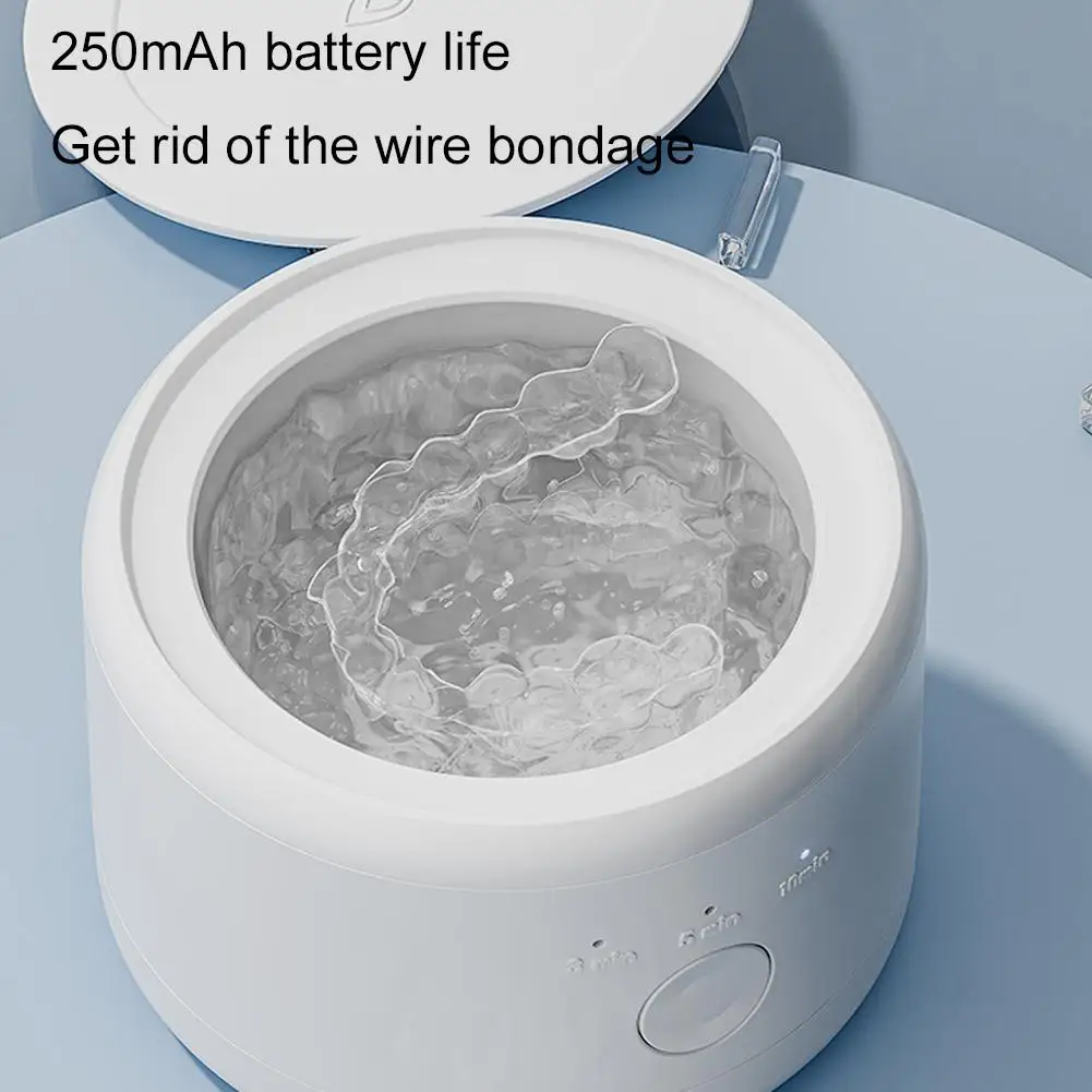 

Ultrasonic Braces Cleaning Machine Multifunctional Invisible Retainer Denture Washing Machine Jewelry High Frequency Cleaner