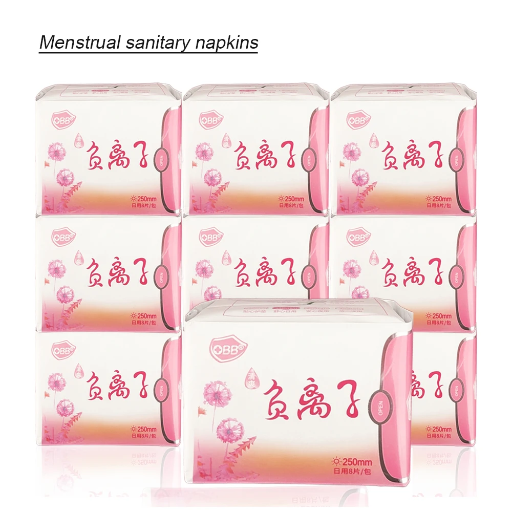 

10Packs Anion Sanitary Towel Women Menstrual Period pad Feminine Hygiene Product Cotton Sanitary Napkin Health Anion Panty Liner